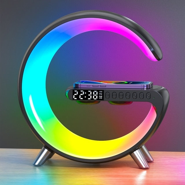 Wireless Charger Alarm Speaker