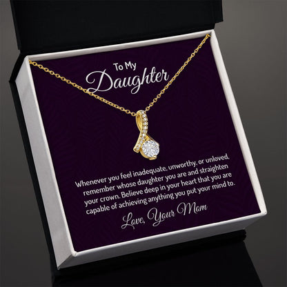 Alluring Beauty Necklace - For Daughter From Mom