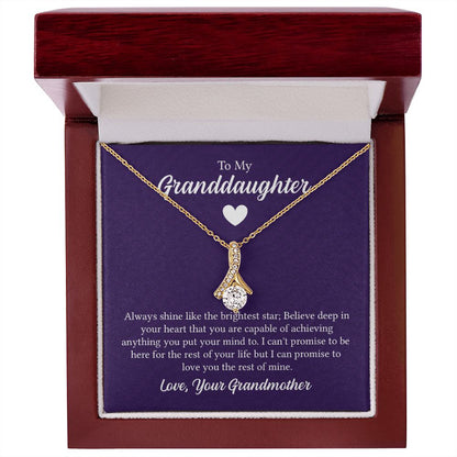 Alluring Beauty Necklace - For Granddaughter From Grandmother